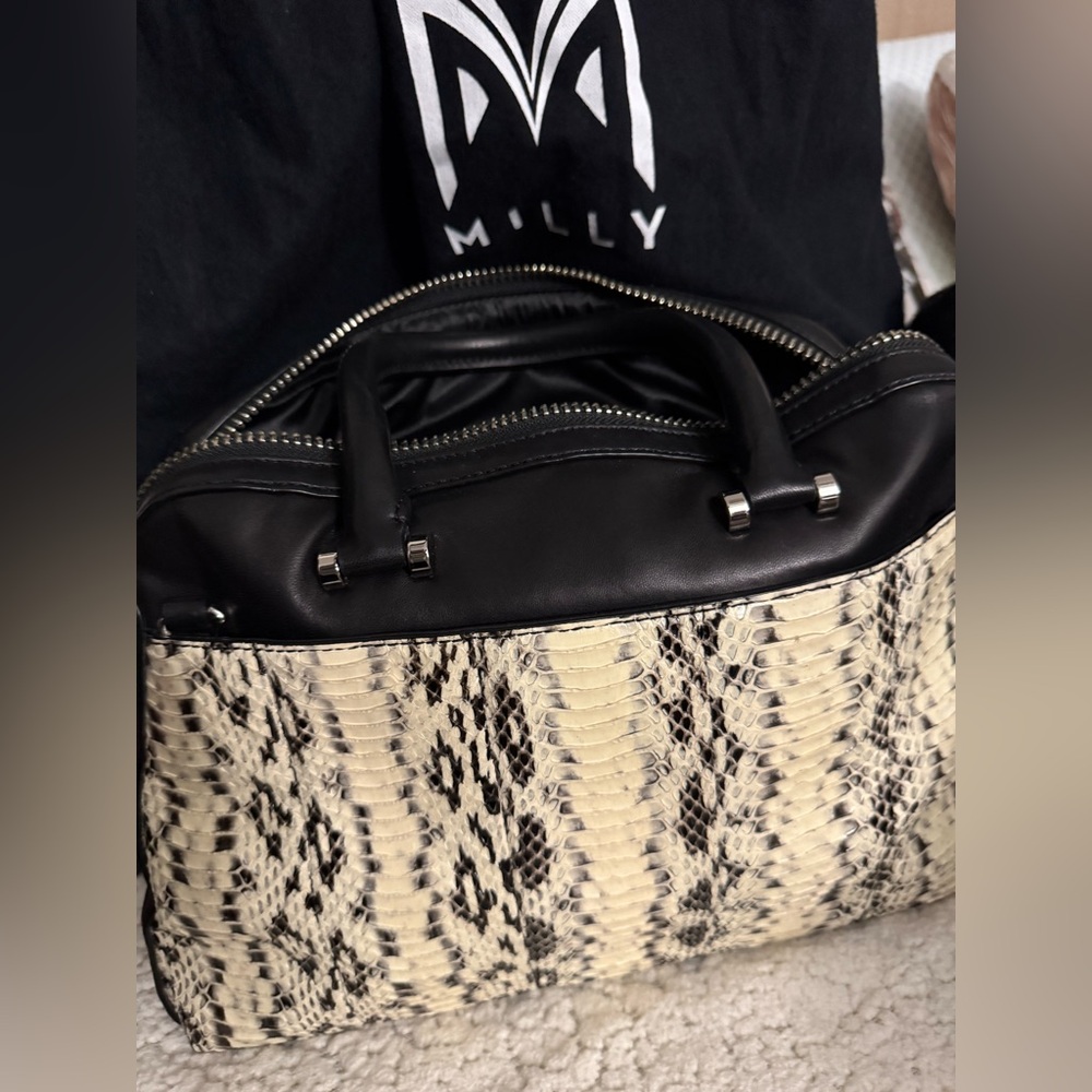 Authentic genuine leather Milly handbag.